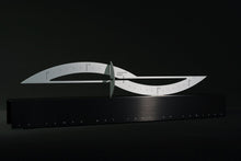 Load image into Gallery viewer, Around Five Natural Brushed Aluminum Thalès Sculpture of Time