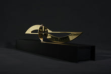 Load image into Gallery viewer, Around Five Natural Polished Brass Sculpture of Time