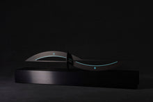 Load image into Gallery viewer, Around Five Brushed Black Aluminum Sculpture of Time - Sandman