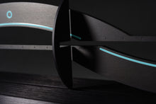 Load image into Gallery viewer, Around Five Brushed Black Aluminum Sculpture of Time - Sandman