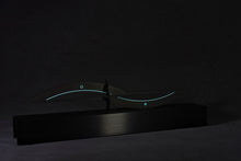 Load image into Gallery viewer, Around Five Brushed Black Aluminum Sculpture of Time - Sandman