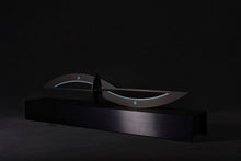 Load image into Gallery viewer, Around Five Brushed Black Aluminum Sculpture of Time - Sandman