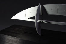 Load image into Gallery viewer, Around Five Brushed Aluminum Sculpture of Time - The Return
