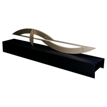 Load image into Gallery viewer, Around Five Natural Brushed Brass Sculpture of Time