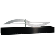Load image into Gallery viewer, Around Five Natural Brushed Aluminum Thalès Sculpture of Time