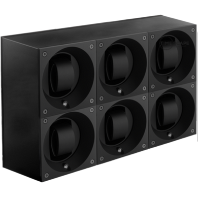 SwissKubik Black Aluminum Masterbox Sextuple